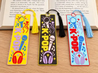 K-POP Vibes Bookmark