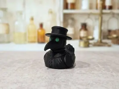 Halloween Plague Doctor Duck, Cruise Car Duck