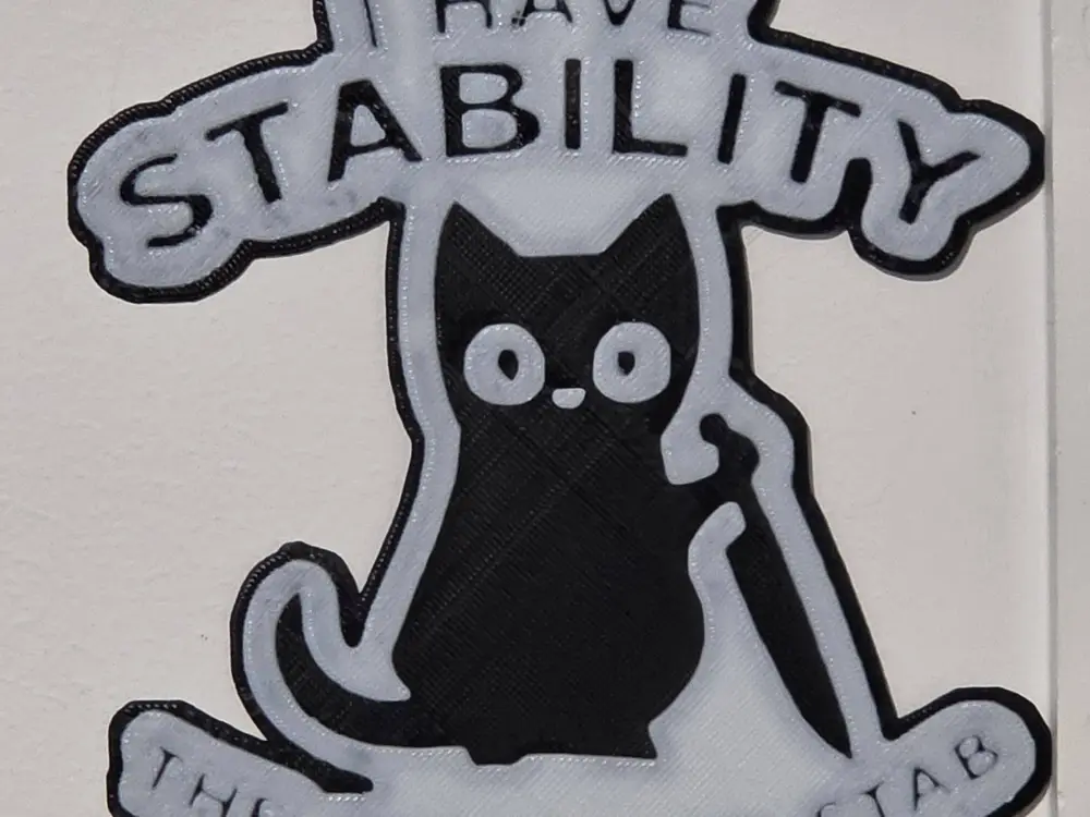 🐈‍⬛ The "Purr-fectly Balanced" Chaos Wall Art 🔪