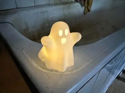 Halloween Tea Light Ghost