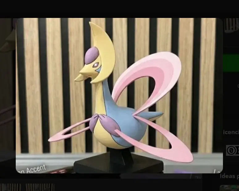 #488 Cresselia - Figura del Pokémon Lunar Legendario