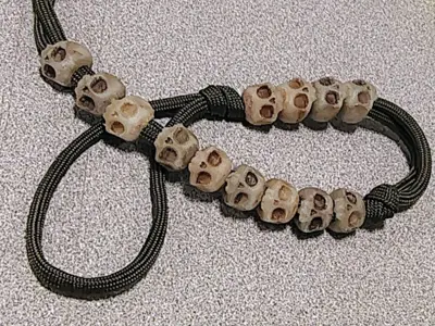 Cute Skull - Drawstring Beads