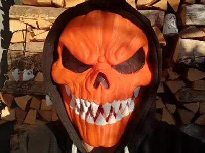 Evil Pumpkin Mask