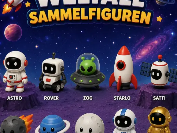 Weltall Sammelfiguren