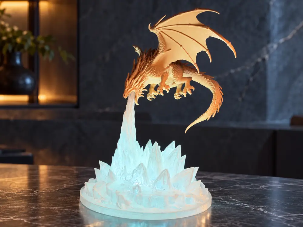 Dragon Lamp – Ice Breath