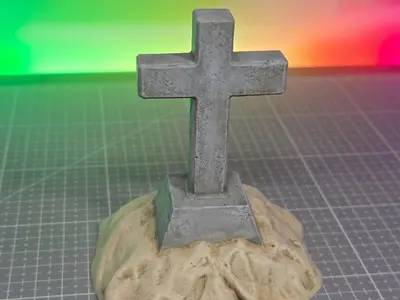 Concrete Cross - Grimdark Wargame Terrain