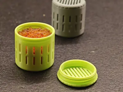 Silica Gel Container – Simple Screw Lid | 35mm & 55mm
