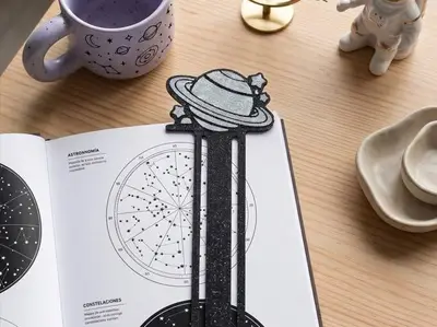 Saturn & Stars Bookmark