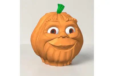 Funny Halloween pumpkin