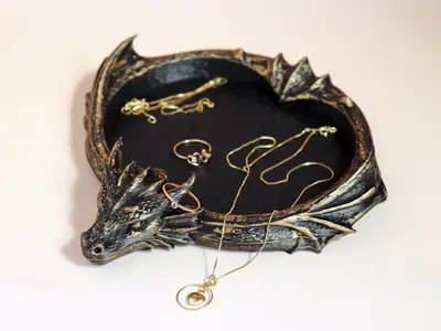 Dragon Trinket Tray / Jewelry Dish