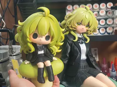 MIA 《山中精灵》 Q版小红 可爱手办 高20cm 已分件 易上色 分色打印