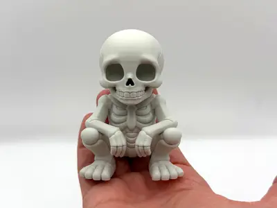 Chibi Skeletal Figurine