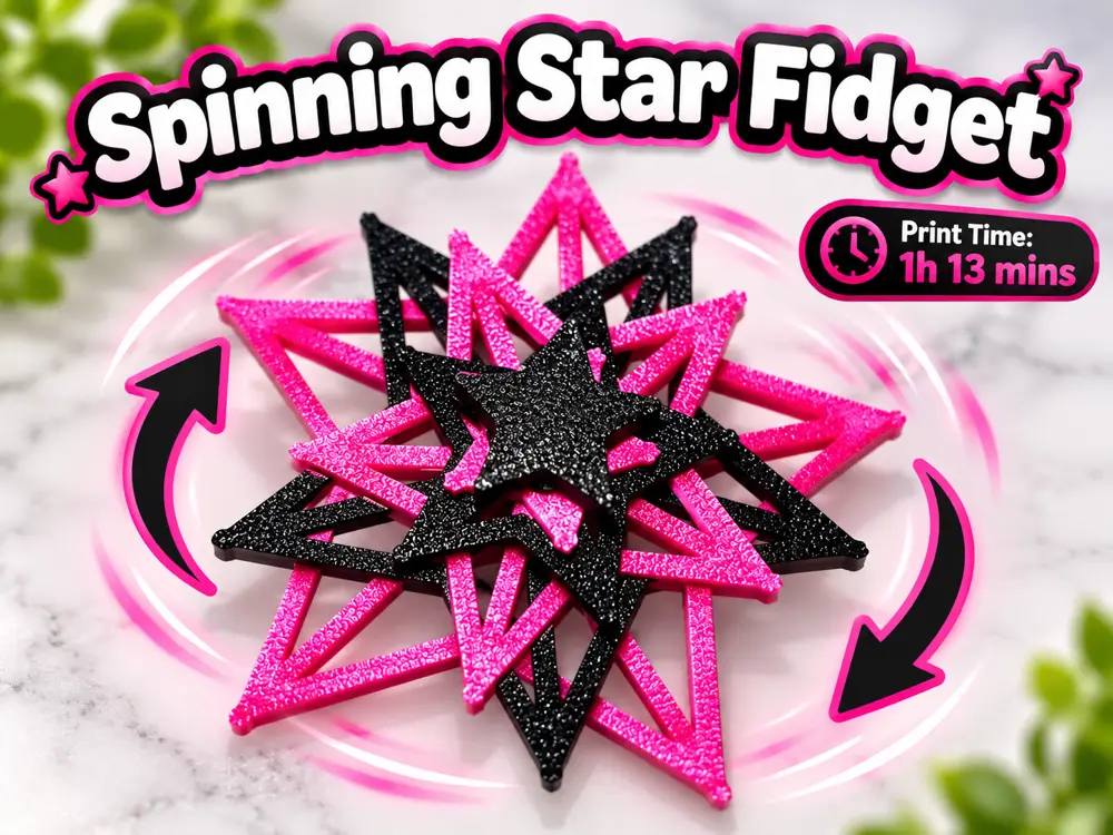 Spinning Star Fidget Toy