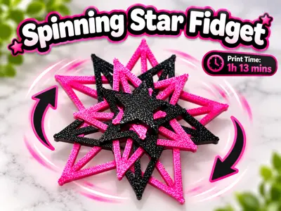 Spinning Star Fidget Toy