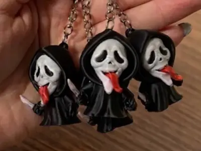 Ghost Face Scary Movie [Keychain]