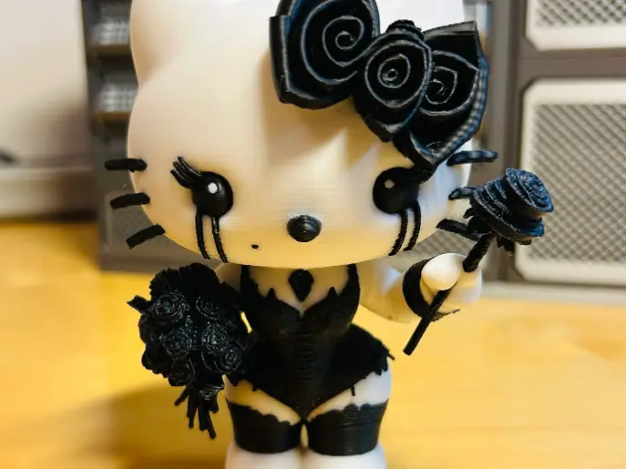 Gothic Hello Kitty Figure