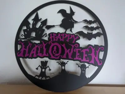 Happy Halloween Wall Art Decor