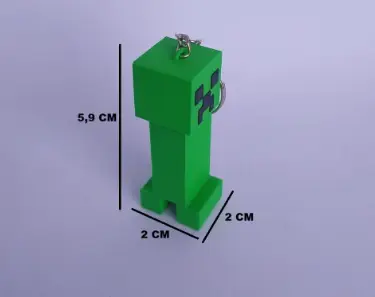 Minecraft Creeper Keychain