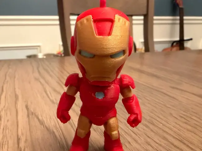 Mini Iron Man keychain