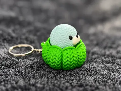 Crochet Seal Press Fidget Clicker