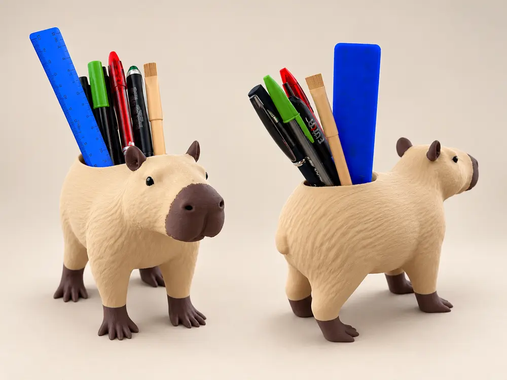 Capybara Pen Holder