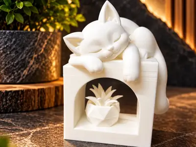 Sleeping Cat Shelf – Cute Cat Decoration