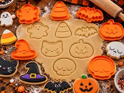 Halloween Cookie Cutter & Stamp Collections