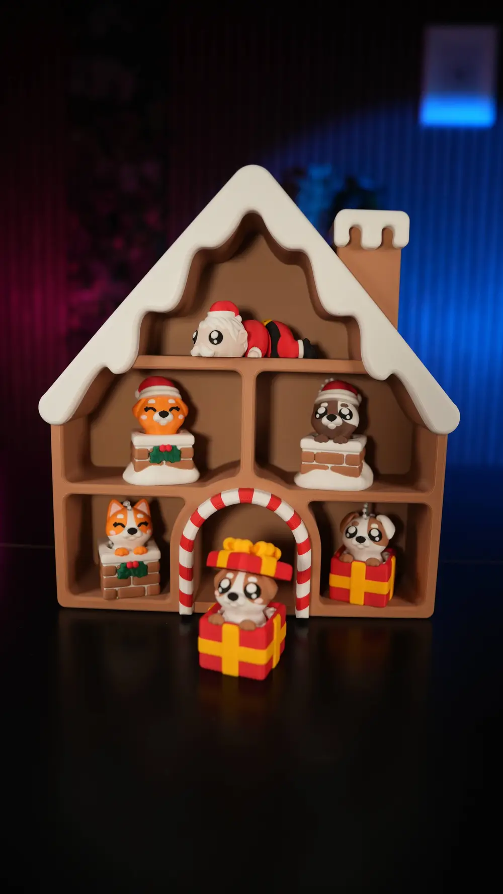Christmas Gingerbread House Display Box