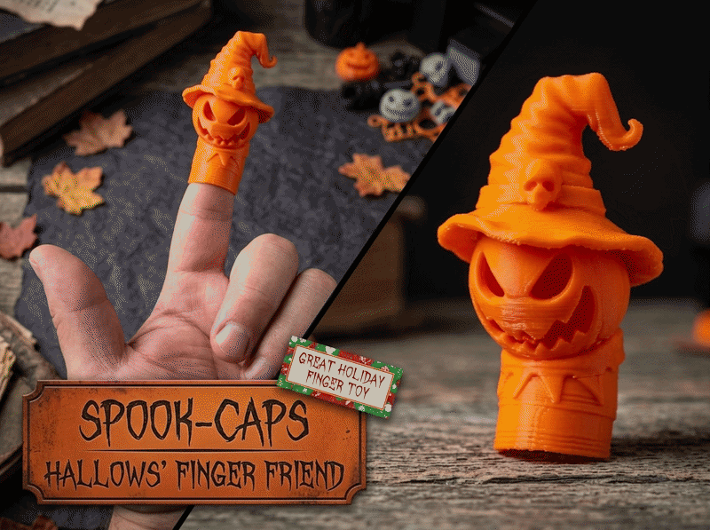 Spook-caps hallows finger friend
