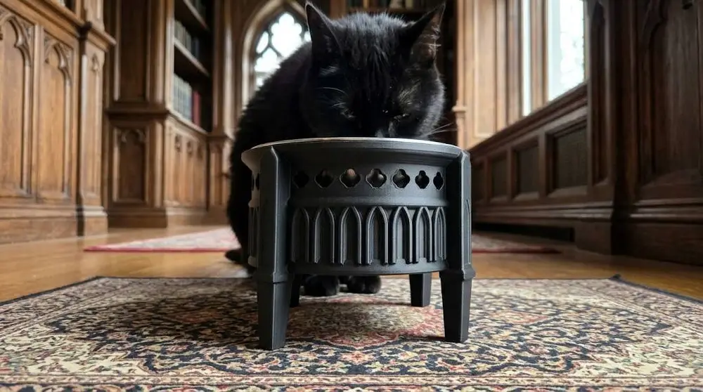 Gothic bowl stand