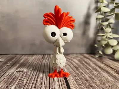 Googly-Eyed Chicken