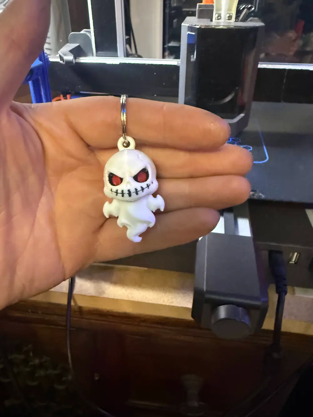 Evil Ghost keyring