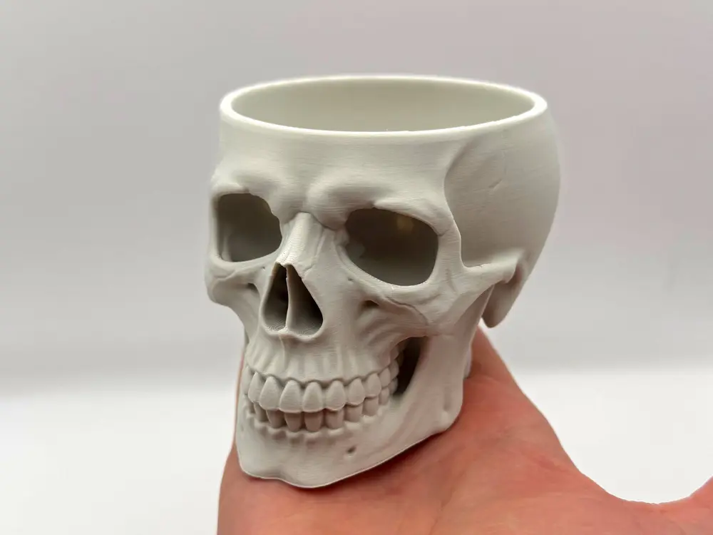Detailed Skull Bowl