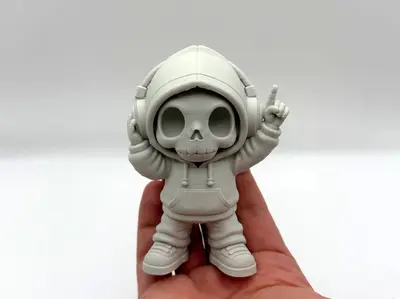 Chibi DJ Skeletal