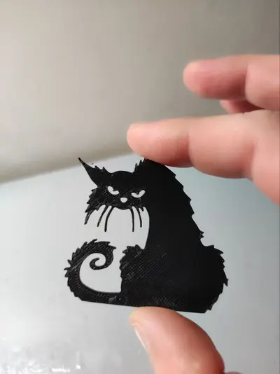 silueta gato