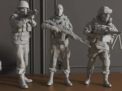 站姿兵人