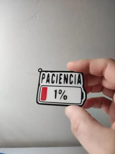 llavero paciencia