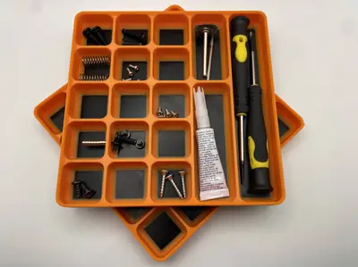 Grid Hardware & Screw Sorting Tray (18-25compartment)