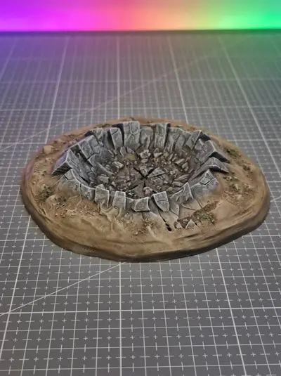 Impact Crater - Grimdark Wargame Terrain