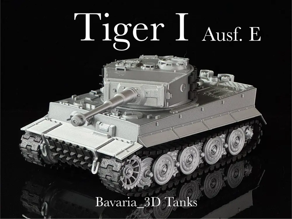 Tiger I Ausf. E Heavy Tank Tiger Tank Remastered 1/35 Scale