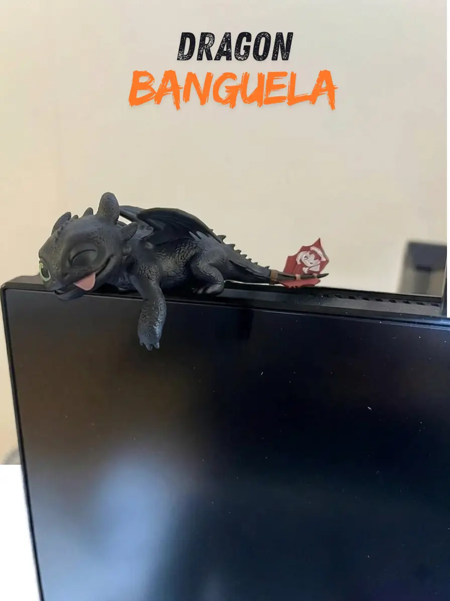 Cute Toothless Monitor Buddy and Screen Hugger