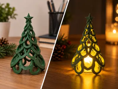 Christmas Tree – Decorative Ornament & LED Lantern