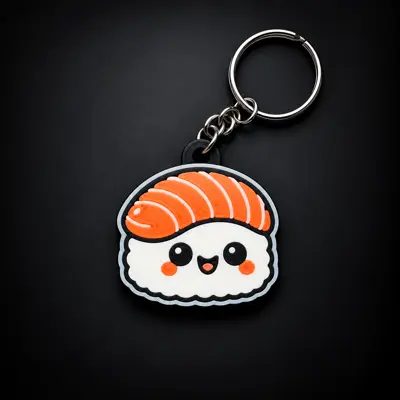 Portachiavi Sushi Salmone Kawaii!