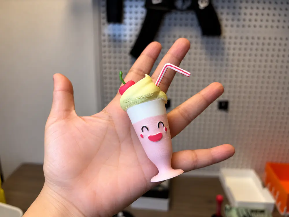 可爱奶昔摆件