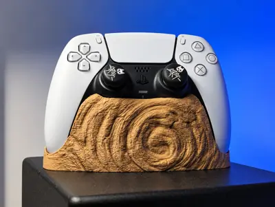 Wooden PS5 Controller Stand