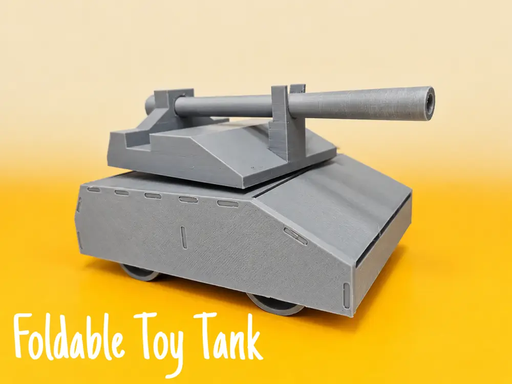 Foldable Mechanical Toy Tank