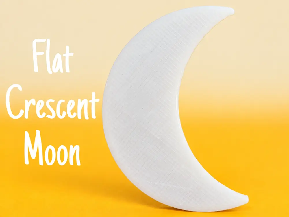Flat Crescent Moon