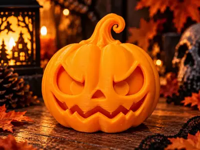 Scary Halloween Pumpkin – Spooky Decoration