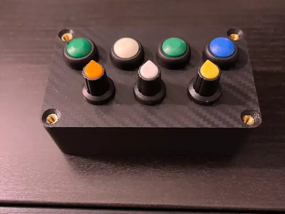 Sim racing button box