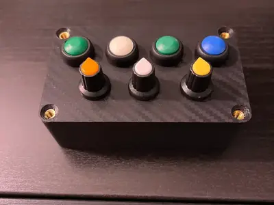 Sim racing button box